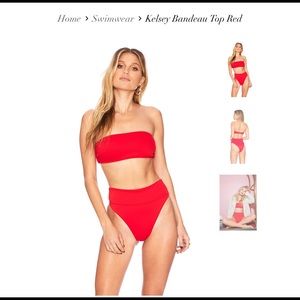 Beach Riot Swim - Beach Riot Red Bikini Set Beach Riot Swim - Beach Riot Red Bikini Set